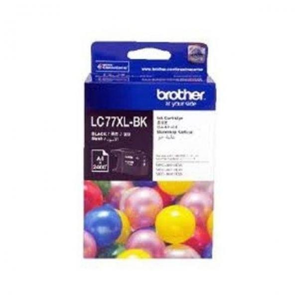 브라더 잉크 LC77XL-BK 흑색 - 개 (1개입) 잉크교체 잉크리필 프린터토너 전산소모품 프린터기잉크