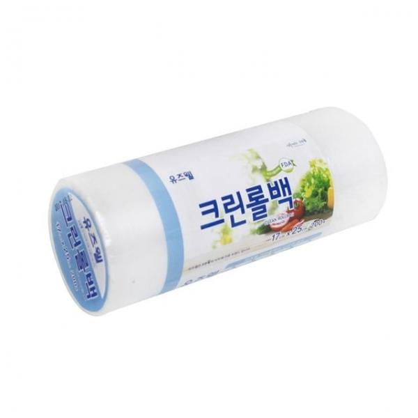 크린랩유즈웰크린롤백17x25x200매 배달포장봉투 위생비닐백 소형비닐백 비닐팩 PE비닐봉투