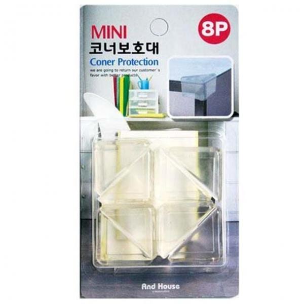 미니코너보호대8P 싱크대모서리커버 침대모서리커버 씽크대모서리커버 책상코너가드 가구벽가드