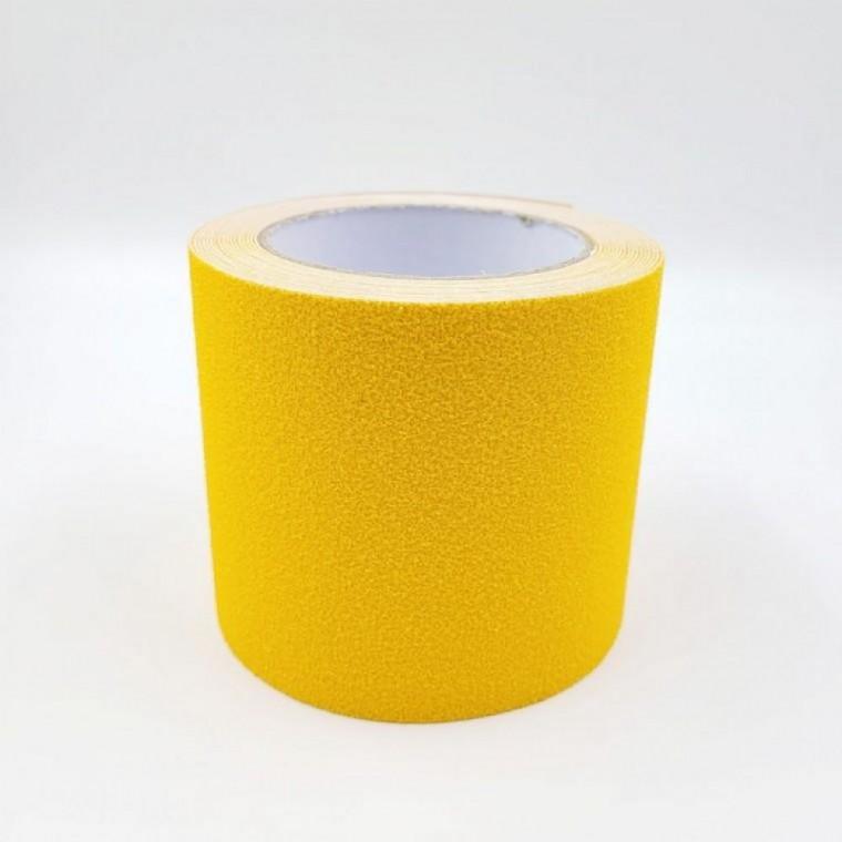 노란 미끄럼방지 테이프 야외용 5M X 10CM 안전용 다목적