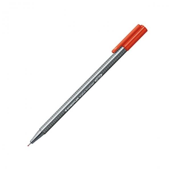 스테들러)삼각 화인라이너펜(334-2/0.3mm/적) 미니볼펜 볼펜굿즈 고급볼펜 볼펜판촉물 특이한볼펜