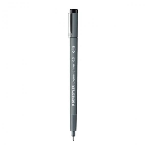스테들러 피그먼트 라이너펜 308 005-9 0.05mm / 흑색 - 개 (1개입) 만화펜 제도펜 피그먼트펜 스케