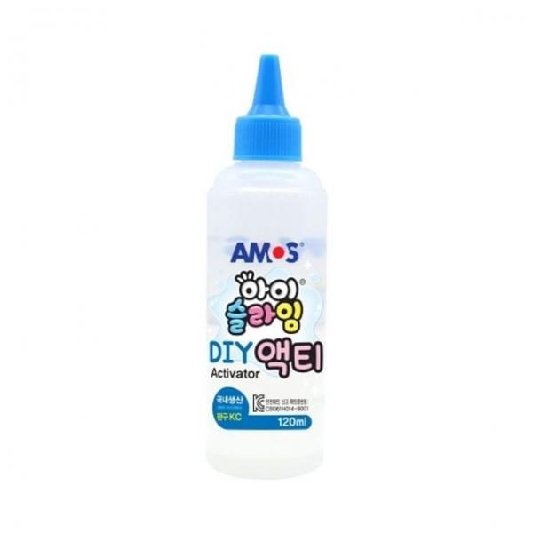 아모스 아이슬라임 액티 120ml - 갑 (12개입) 슬라임키트 공예재료 투명슬라임 키즈놀이 슬라임만들