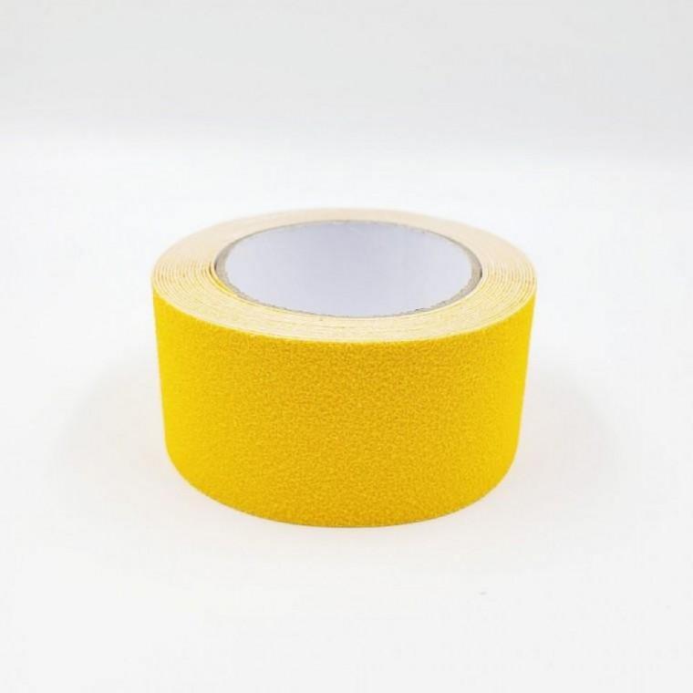 노란색 야외 미끄럼방지 테이프 5M X 5CM 안전용