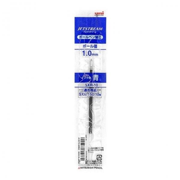 유니 제트스트림 단색용 리필심 SXR-10 1.0mm 청색 / 청색 - 개 (1개입) 교체볼펜심 볼펜심교체 볼