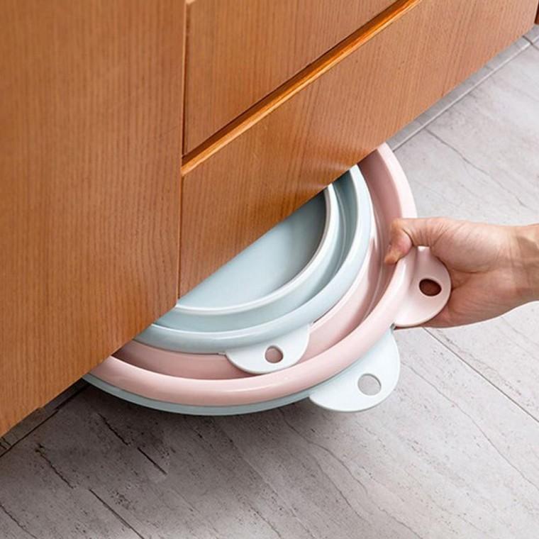 다용도 폴딩 바가지 지름 32cm 대형 물빠짐 텃밭 도구