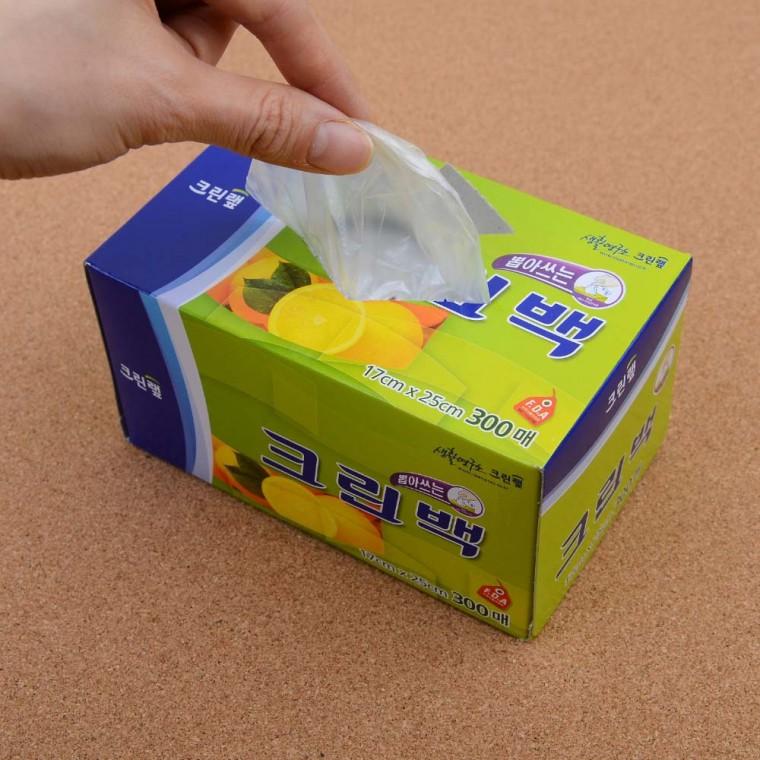 크린랩 뽑아쓰는 크린백 300매