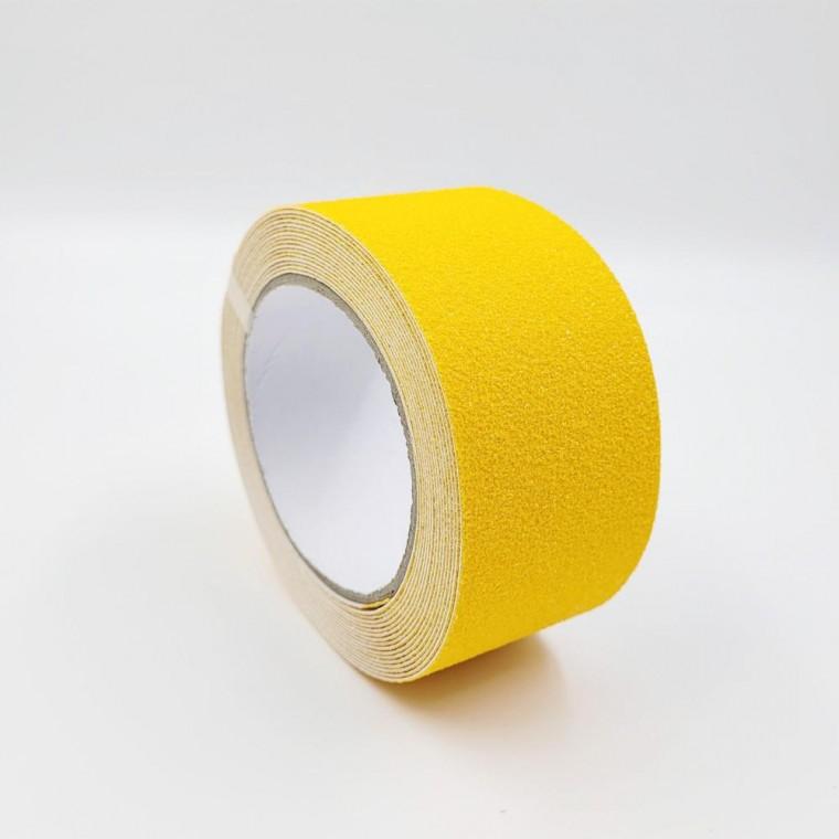 노란색 야외용 미끄럼방지 테이프 5M X 5CM 안전용품