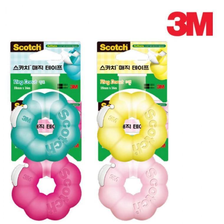 3M 스카치 매직 테이프 디자인 디스펜서 810RI 링도넛