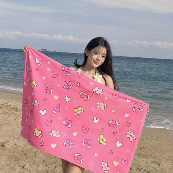 극세사 대형 비치타월 2장세트
