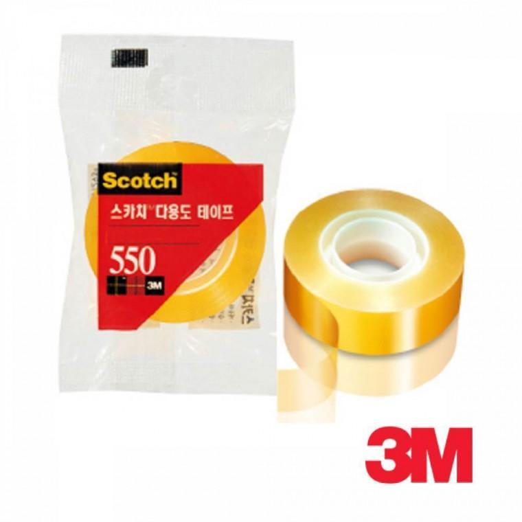 3M 스카치 테이프 550 리필 18mm x 30M