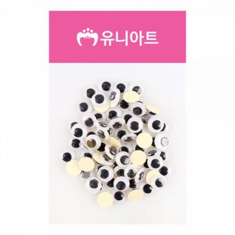 유니아트 1000 접착 눈알 (10mm)