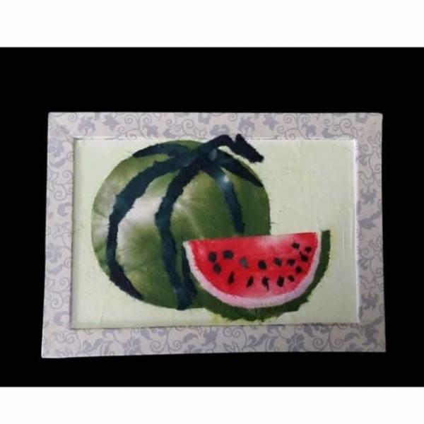 한지그림 수박 한지공예 전통그림 만들기 DIY 재료