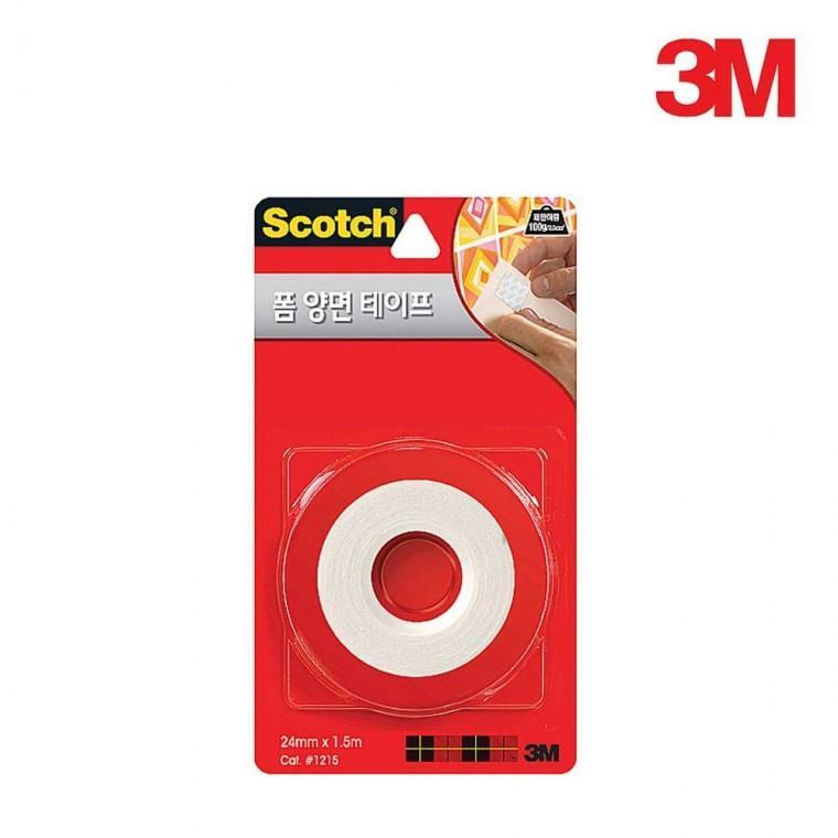 3M 폼 양면 테이프 1215 보급형 24mm x 1.5M