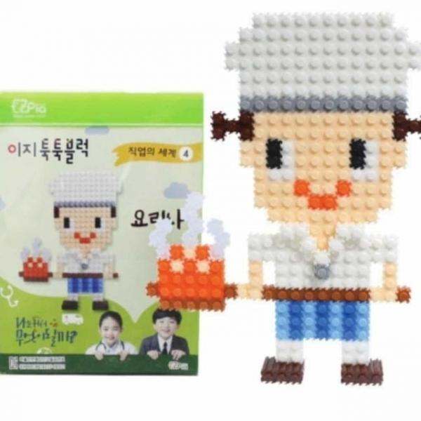 툭툭블럭 직업시리즈 요리사 만들기 직업체험 만들기교구