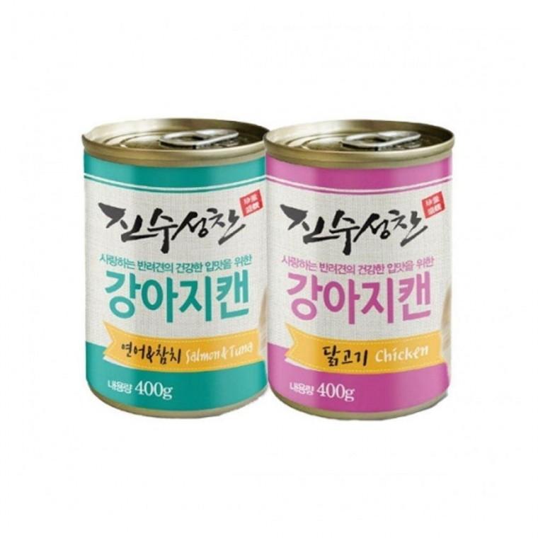 강아지 통조림 간식 400g X10개 반려견 애견 펫푸드