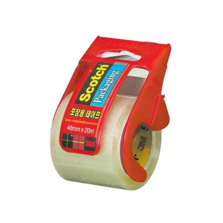 3M 스카치 132 미니 포장용 테이프 투명 48mm x 20M