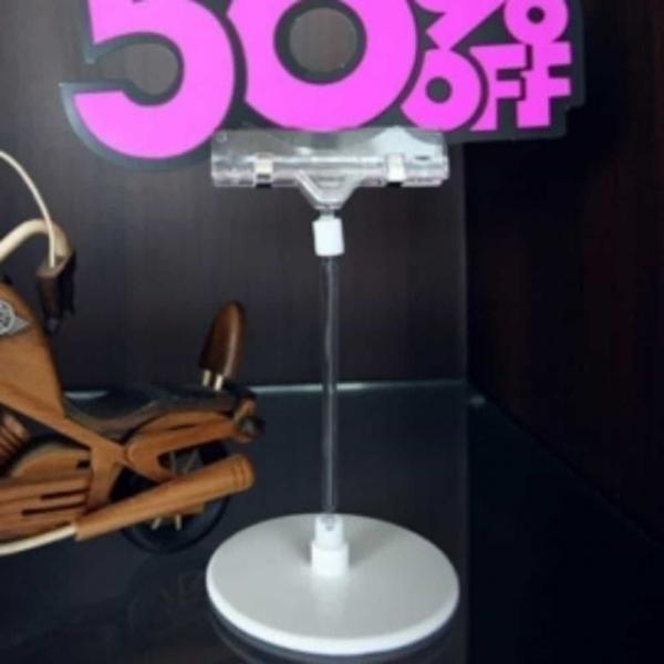 쇼클립 원판형 봉100 클립홀더