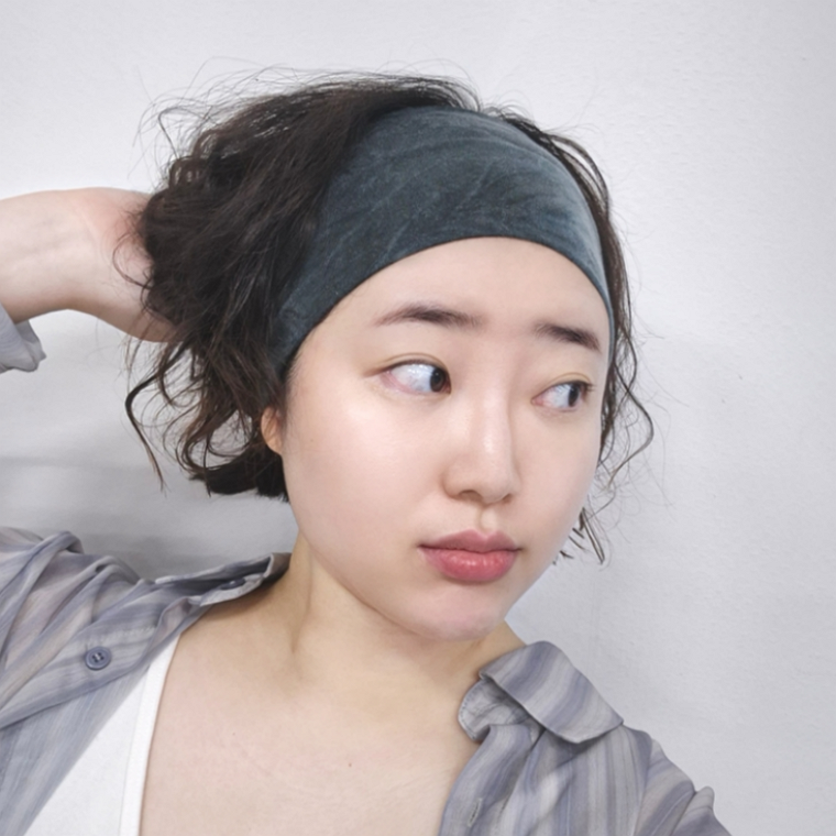 이지 10cm 와이드 꼬임 헤어밴드 3컬러