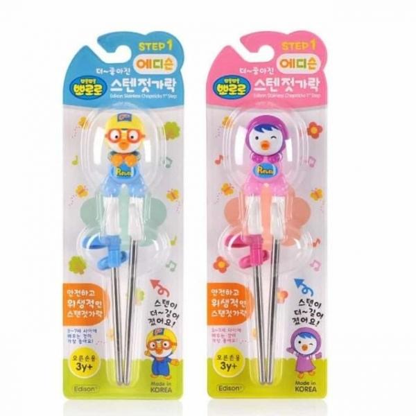 에디슨 젓가락 뽀로로 1단계 3세 이상 어린이 젓가락