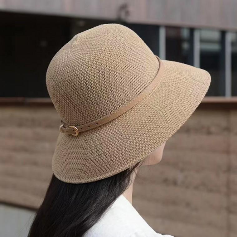 데일리 클로슈(브라운) 페도라 여름모자