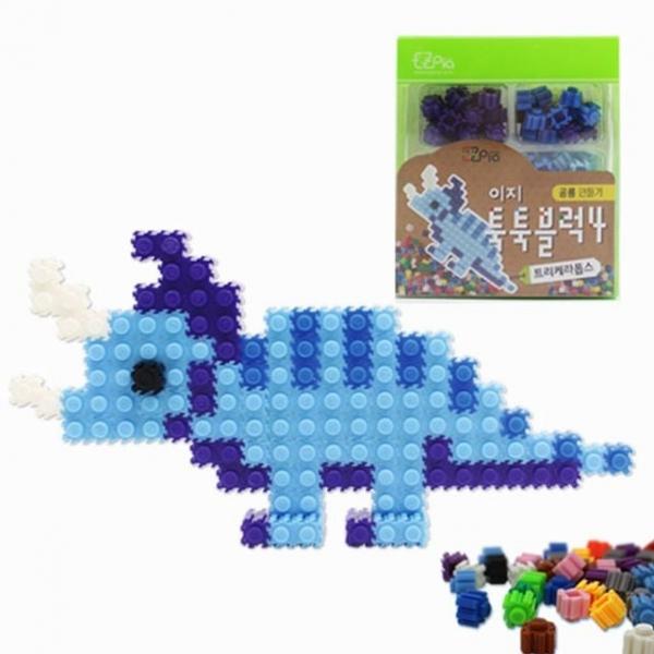 툭툭블럭 공룡만들기 트리케라톱스 만들기블록