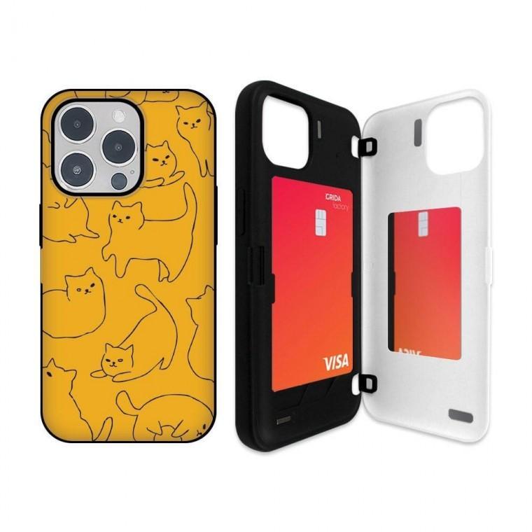 카드 레이지캣 케이스 갤럭시S25 범퍼 S931
