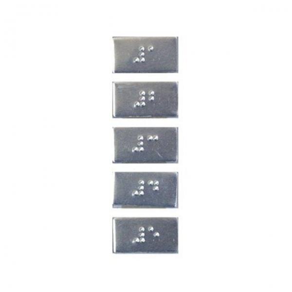 점자 층수 표지판 1~5