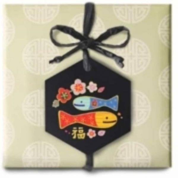 먹물복 민화택 5P 전통포장택