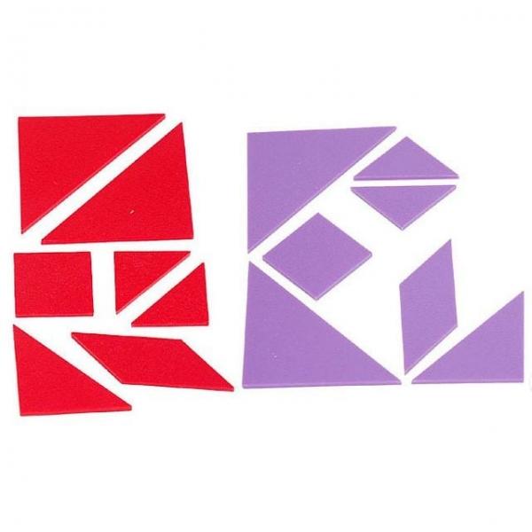 플라스틱 칠교 2P 칠교퍼즐 수학교구