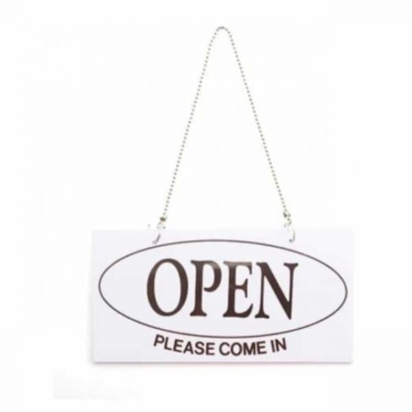 OPEN CLOSED 아크릴 양면표지판