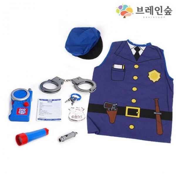 경찰관 역할놀이 8종 의상포함 직업체험놀이