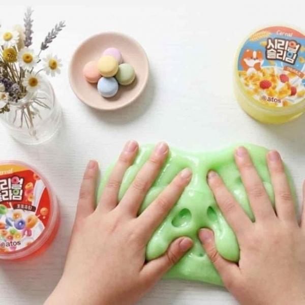 시리얼 슬라임 피젯토이 크런치슬라임 점토슬라임 파츠슬라임