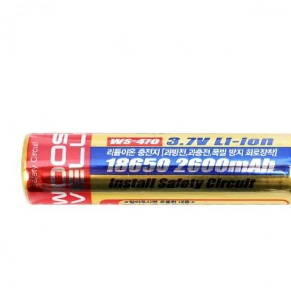18650 배터리 2600mAh 충전용밧데리 충전건전지 충전배터리 리튬전지