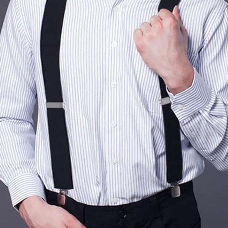 검정 멜빵 남자 서스펜더 정장
