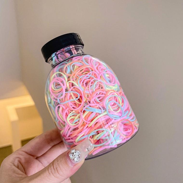 대용량 1000P 헤어 고무줄 머리끈