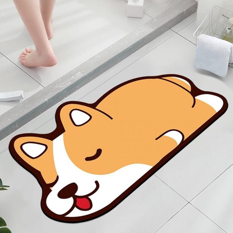 60x40 강아지 소프트 규조토 발매트 주방매트 발판 매트 패드 닦개 깔개 물흡수