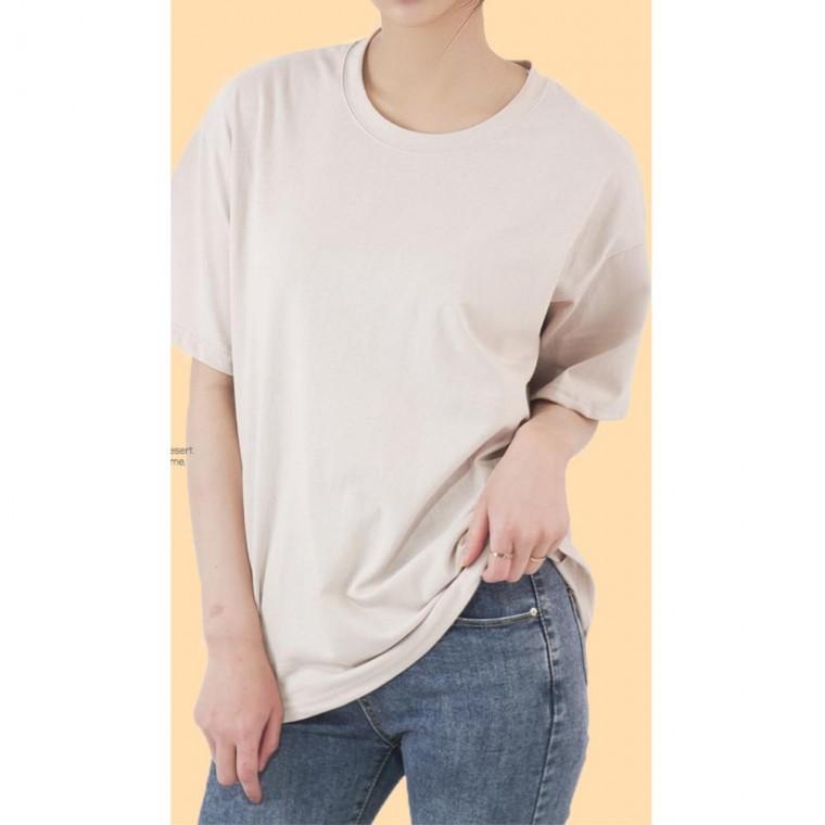 단정한스타일 젊줌마 심플룩코디 여자 반팔티셔츠 가성비 트렌드세터 물놀이반팔티 일상룩 여름 여성모던룩