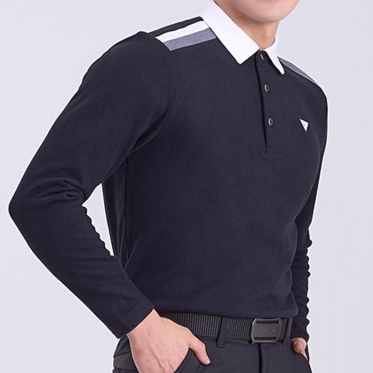 남자 남성 골프 티 카라 티셔츠 긴팔 운동 카라 봄 가을 기본 베이직 캐주얼 라운딩 패션 상의 소품 용품