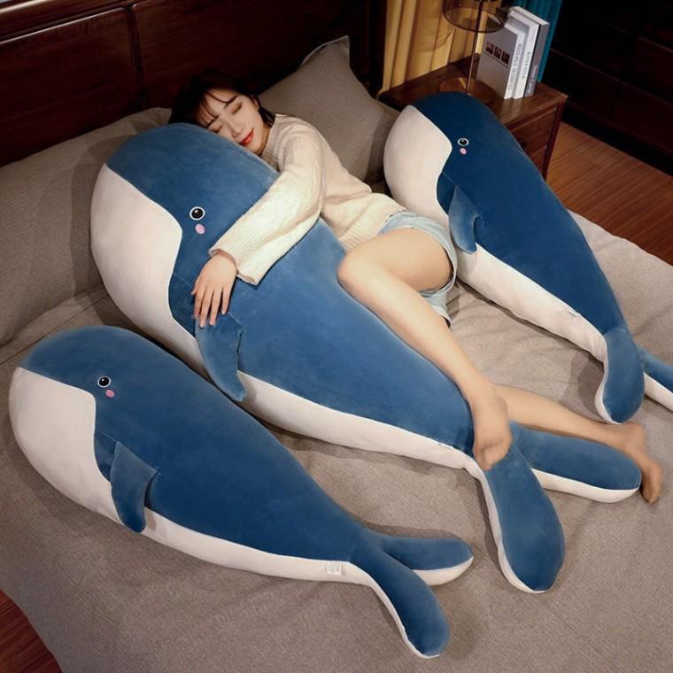 bookaz 롱 대왕고래 바디필로우 인형 쿠션 애착 베개 집들이 선물 (110cm/140cm)