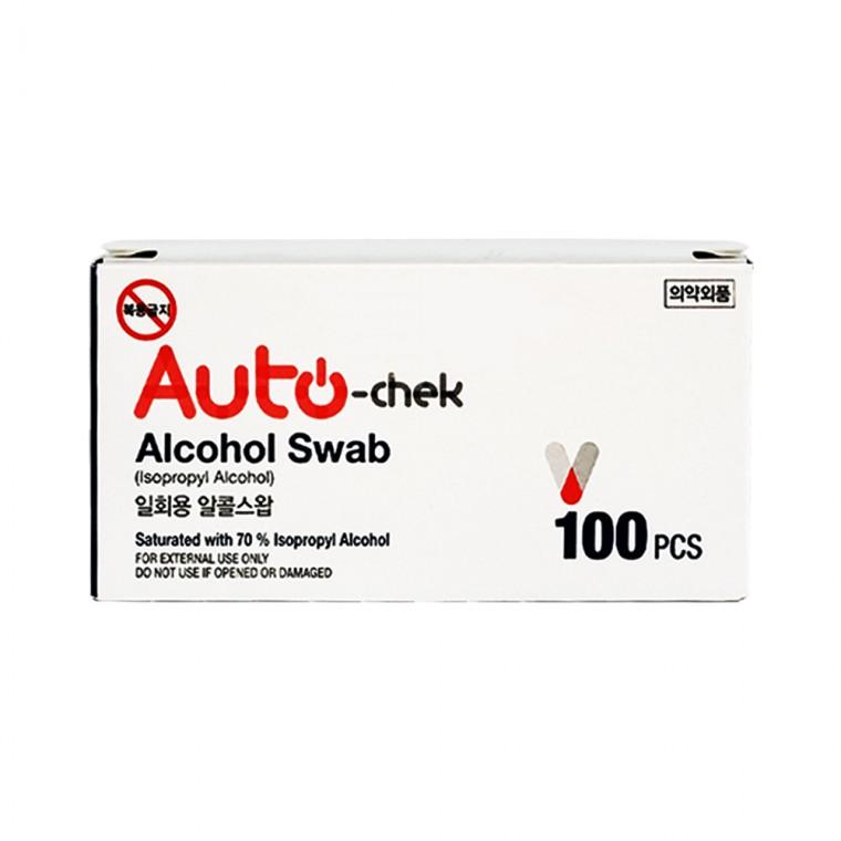 오토첵 일회용 알콜스왑 100매입 x 1개