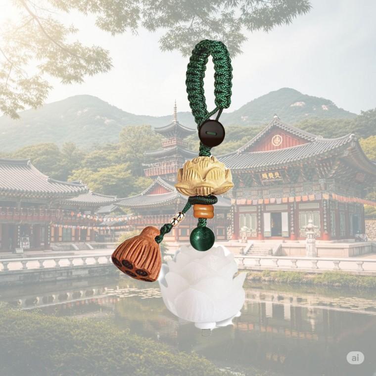 연꽃 매듭 장식 (연꽃)