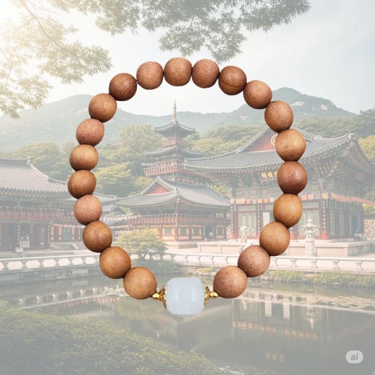 향나무 원목 구슬 팔찌 (우드)