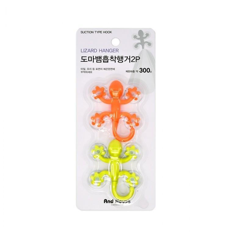 AndHouse 도마뱀 흡착행거(2P) 인테리어 행거 후크