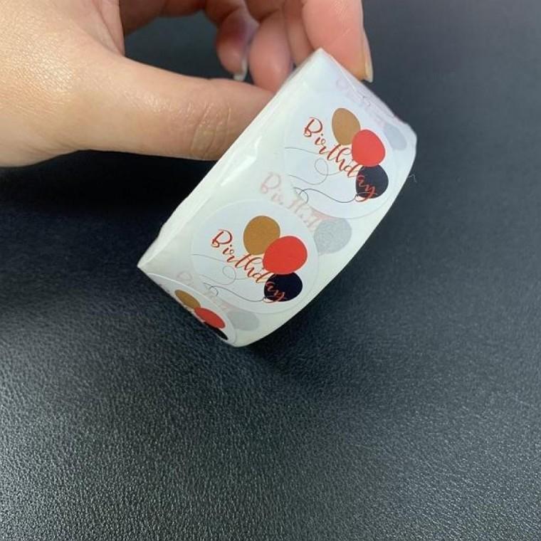풍선 벌스데이 스티커