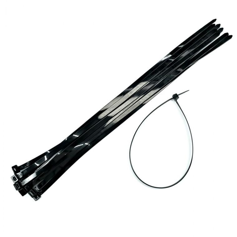 Kimspp 케이블타이 12x650mm 블랙 (약10개입) 케이블밴드 타이밴드 전선정리 배선정리