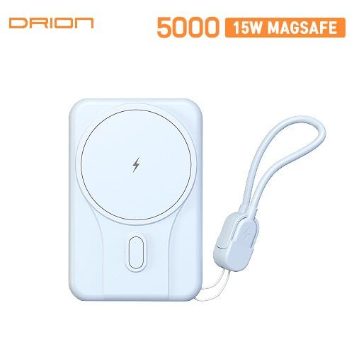 [후니케이스] 드리온 고속 맥세이프 보조배터리 5000mAh C to C D-MAG15W-5000