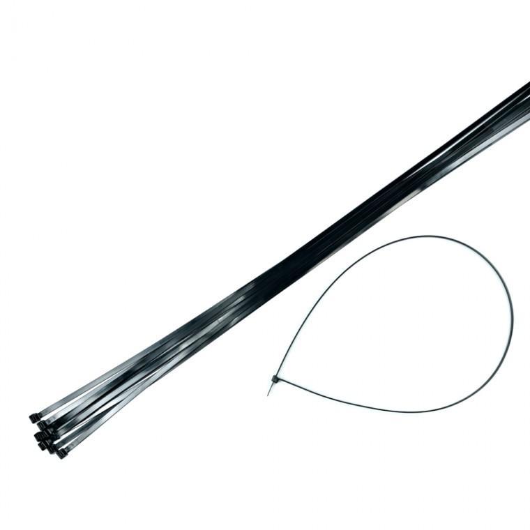 Kimspp 케이블타이 10x1000mm 블랙 (약10개입) 케이블밴드 타이밴드 전선정리 배선정리