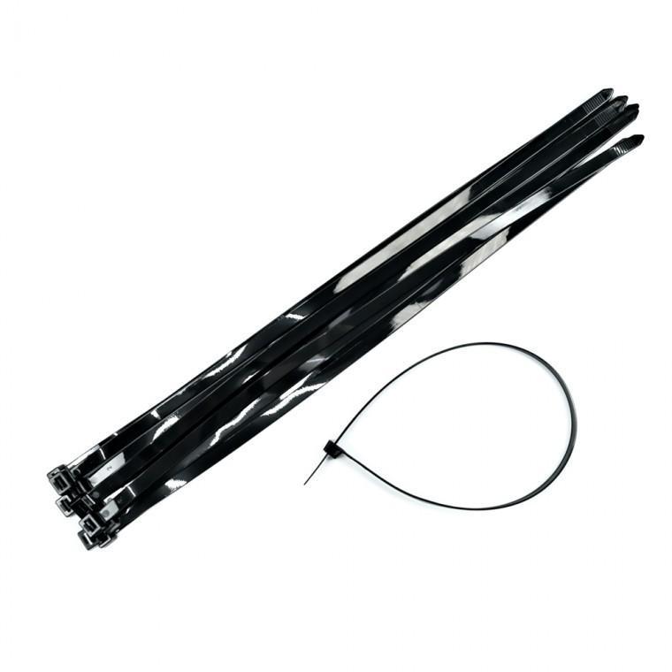 Kimspp 케이블타이 12x600mm 블랙 (약10개입) 케이블밴드 타이밴드 전선정리 배선정리