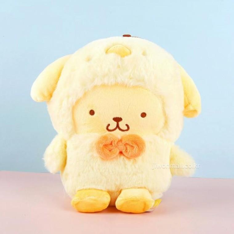 폼폼푸린 병아리 봉제인형(중형)